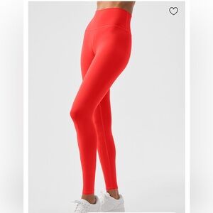 Alo yoga airlift leggings red like new XS